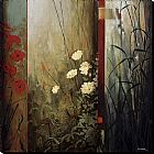 Don Li-Leger Weatherprint_ Rainforest Poppies painting